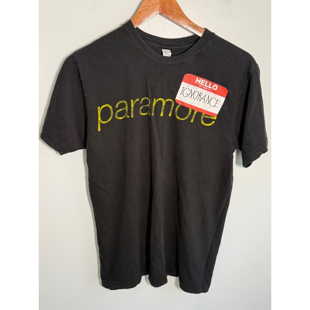Paramore Ignorance Fall Tour 2009 Concert T-Shirt Black Medium Brand New Eyes